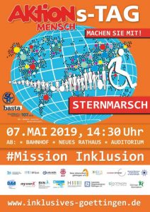 Plakat Aktionstag 7. Mai. Machen Sie mit! Plakat Aktionstag 2019